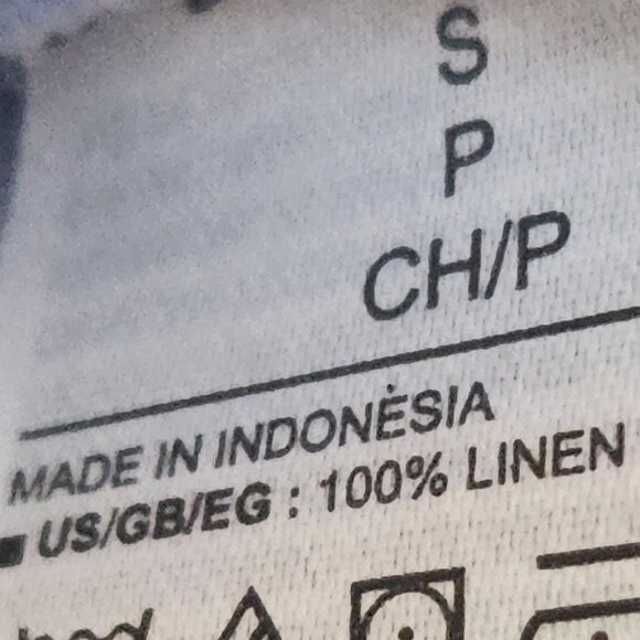 G3  Summer Linen - airy - long in front & back  - Gap Small Shirt - Picture 7 of 7